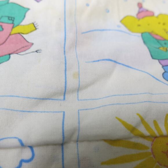 Vintage BABAR THE ELEPHANT Pillow Case Sham Set Baby Nursery  Jean de Brunhoff - Picture 9 of 10